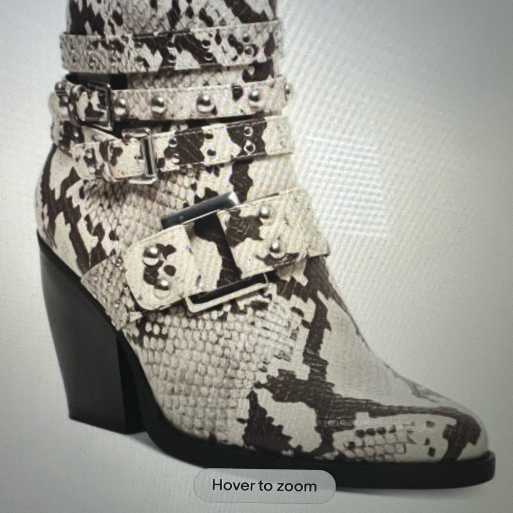 Madden Girl Women’s Kaleb Studded Booties, MED GRAY, size 9